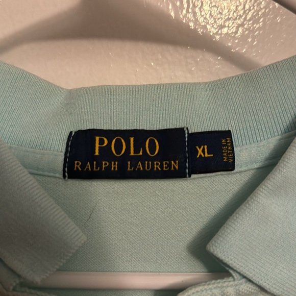 Turquoise Ralph Lauren Polo Shirt - Size XL - Short Sleeve - Picture 2 of 4